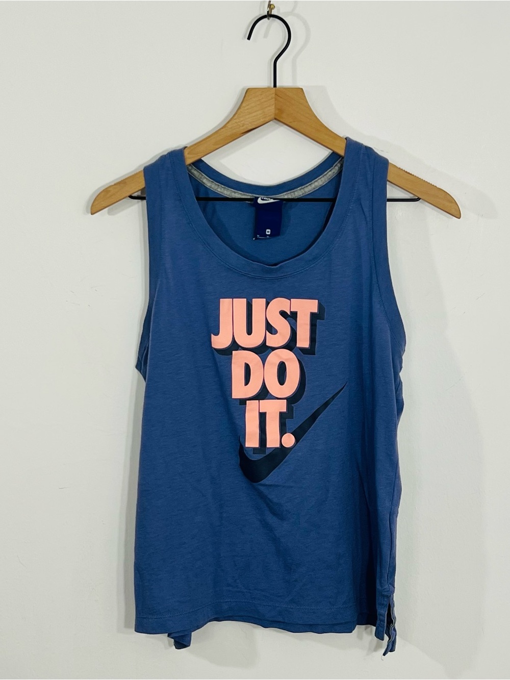 Nike Just Do It Pullover Sleeveless Graphic Tank Top Athletic Summer Workout Gym - Picture 2 of 6